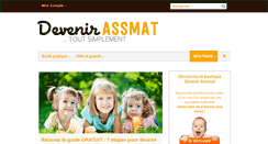 Desktop Screenshot of devenirassmat.com